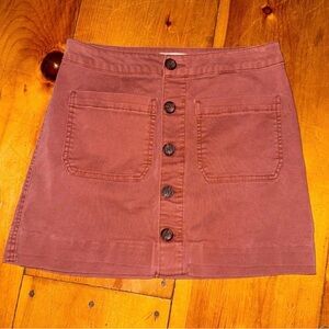 Button-Front Kenzie Pocket Skirt size 4